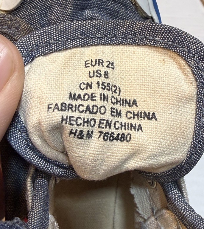 Spiderman Marvel H&M High Top Shoes Size 8c Toddlers Crib thumbnail 19