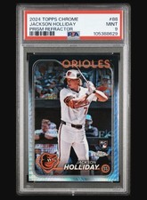 2024 Topps Chrome - Jackson Holliday #88 Prism Refractor (RC)
