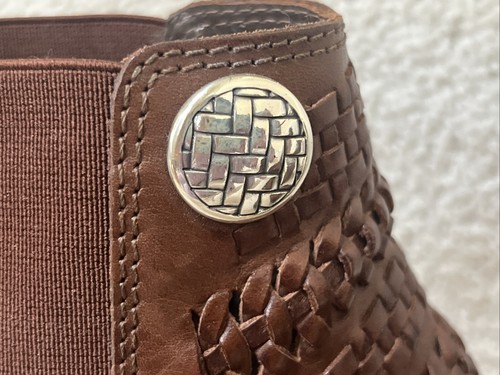 Brighton Galore Brown Ankle Boot Size 6 - Picture 7 of 14
