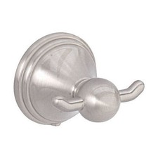 Designers Impressions Florentine Series Satin Nickel Double Robe Hook