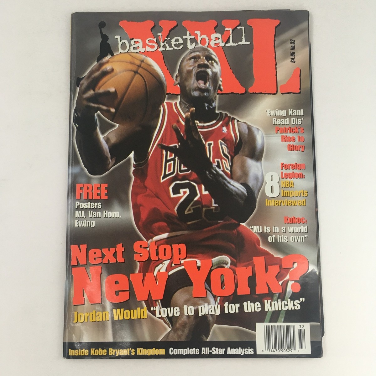 XXL Basketball Magazine April 1998 MJ & Kobe Bryant, Includes