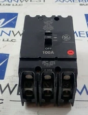 General Electric TEY3100 100 amp 3P 277/480V Type TEY Bolt On Circuit Breaker