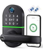 Nice Digi Smart Door Lock w/Handle, Keypad Fingerprint Keyless Entry App Control