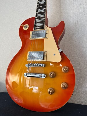 ギター PLAYTECH LP400 Cherry Sunburst PLAYTECH ( プレイテック ) LP400 Flame Top Cherry Sunburst