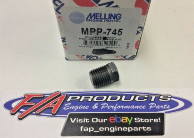 Melling MPP-745 1/4'' Pipe X .740'' Long 9/16'' Hex Drive Pipe Plugs Sold Each