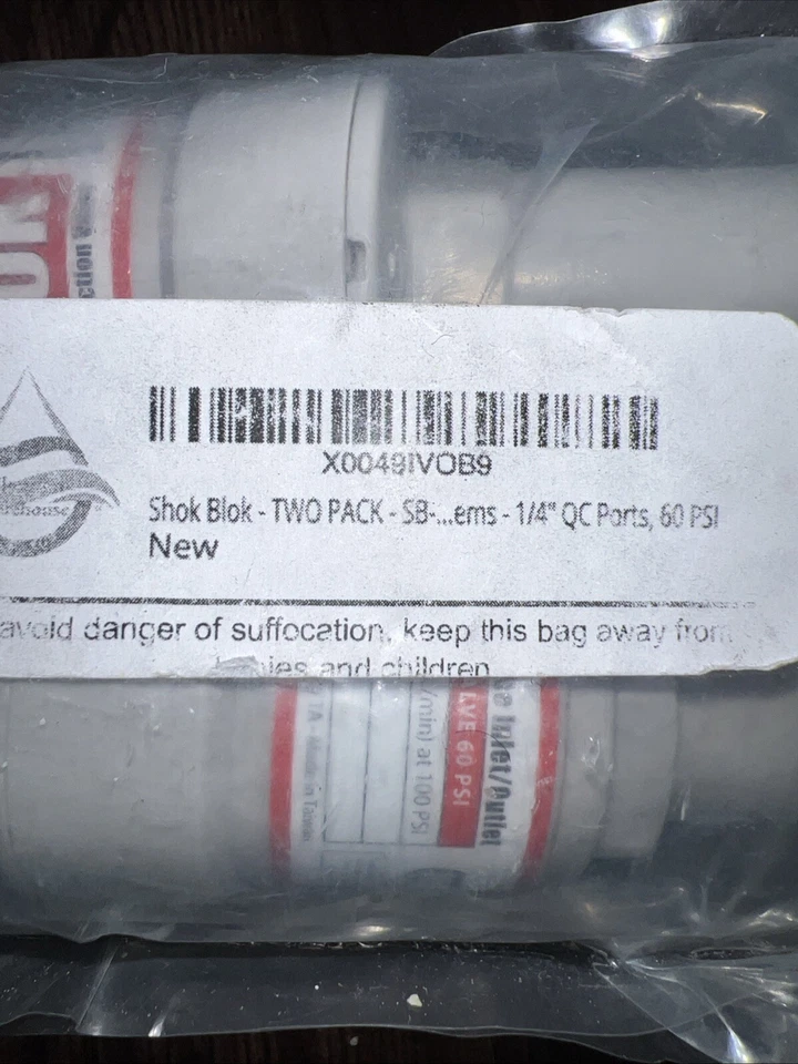 2x Bloque de choque SB-FPV-60 Filtro de agua RO Regulador de presión Válvula de protección 1/4" Foto 3 de 3