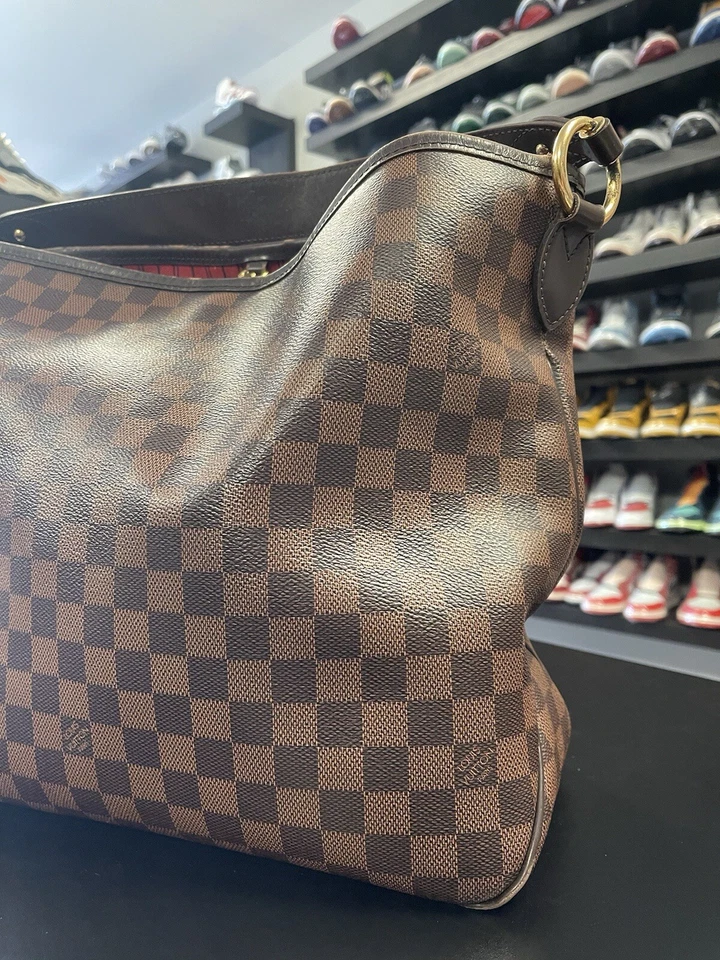 Bolso de hombro Louis Vuitton Damier Delightful PM N41459 100 % auténtico Foto 3 de 4