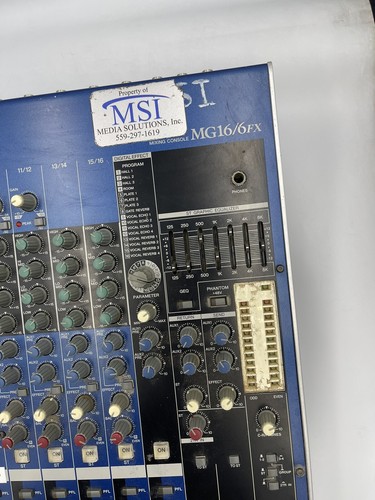 Yamaha MG16/6FX 16-Channel Mixer NOT TESTED - Picture 3 of 21
