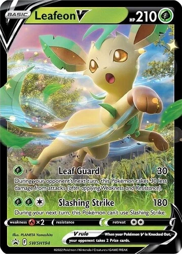 Leafeon V SWSH194 SWSH: Sword & Shield Promo Cards