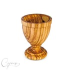 Egg Cup Made Of Olive Wood 7 Cm From Italy Handmade New!