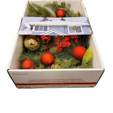 Ashland 6ft Christmas Garland with Ornaments  Berries