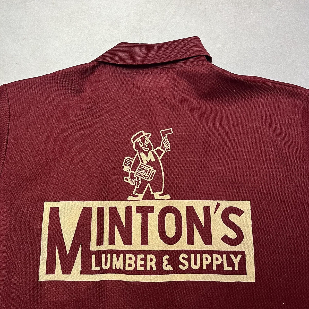 Vintage 50s Minton's Lumber Bowling Work Shirt Chain Stitched L | eBay