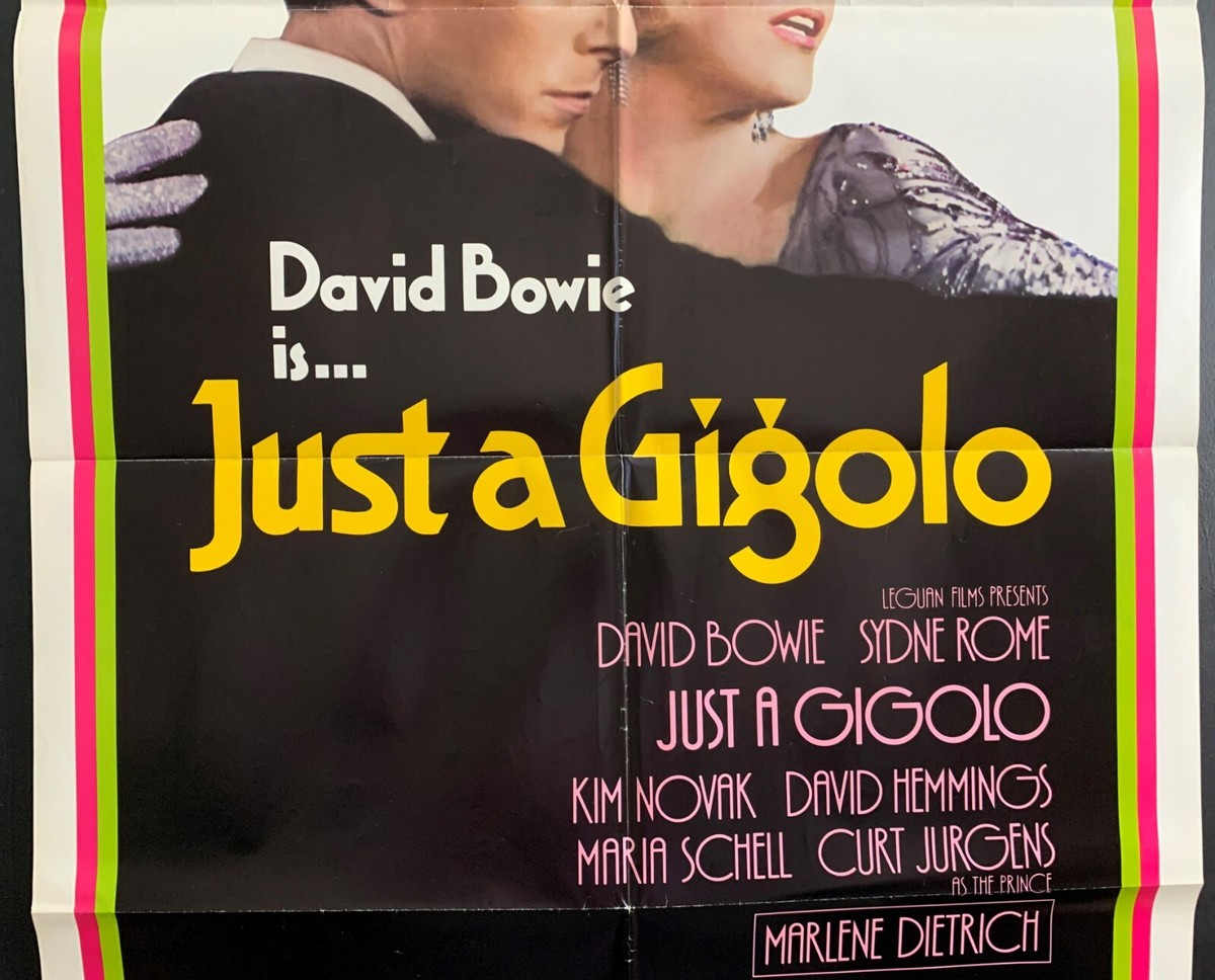 Ｑ　ビギナーズ　ジャスト　ア　ジゴロ　ポスター　デビッドボウイ デビッド・ボウイ David Bowie / ジャスト・ア・ジゴロ Just a