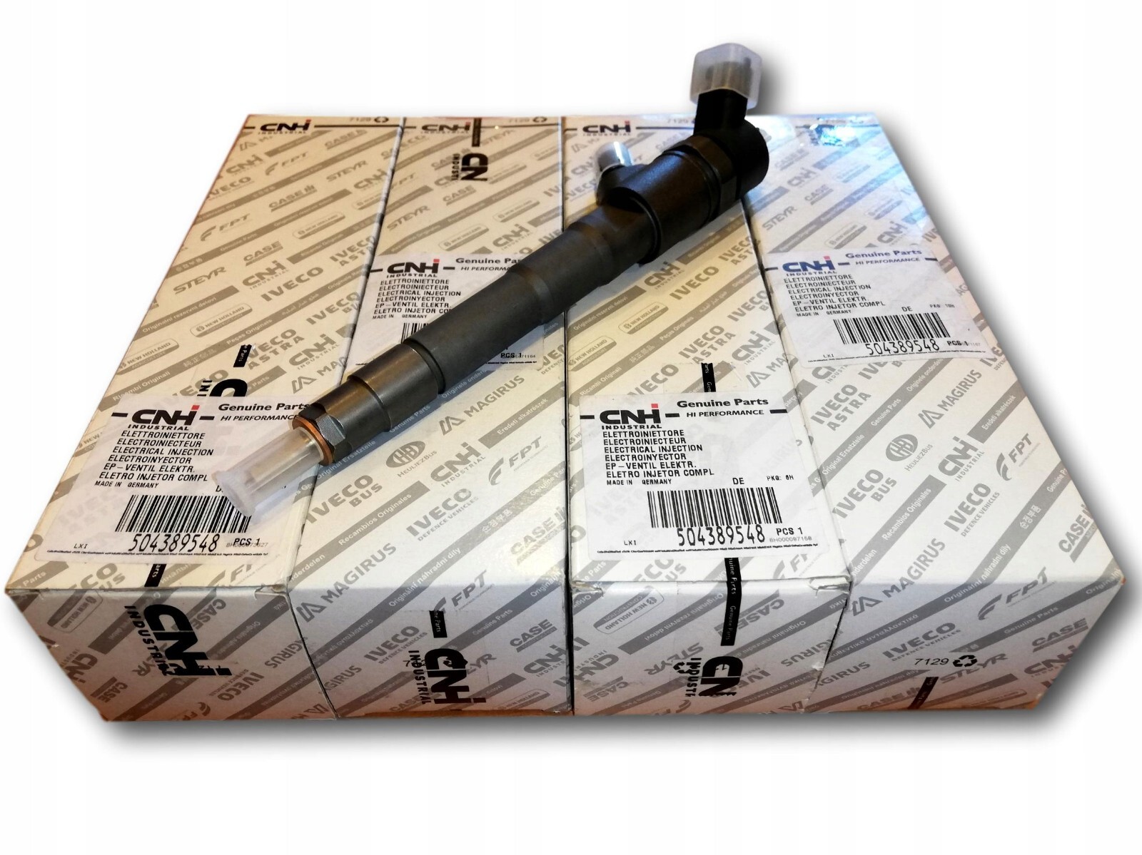 Injecteur 504389548 Iveco Daily résout claquement moteur et fumée Ducato 2.3
