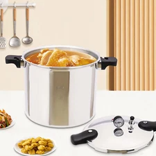 22L/23Qt Large Pressure Canner Cooker Kitchen Pressure Canner Cookware 90kpa HOT