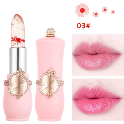 US Flower Lipstick Color Jelly Transparent Magic Changing Lip Temperature Change