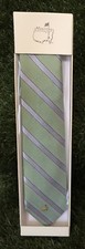 2018 OFFICIAL MASTERS AUGUSTA NATIONAL TOURNAMENT GOLF SILK SHIMMERING TIE GREEN