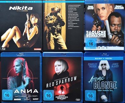 Atomic Blonde ''Red Sparrow'' ANNA Nikita ''Tödliche Weihnachten'' Weibliche Killer