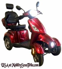 four-wheeled electric mobility scooter