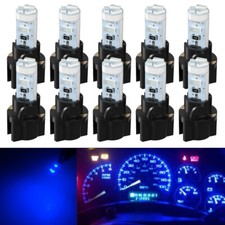 10x T5 74 2721 37 Led Instrument Gauge Cluster Dash Light Bulbs W Twist Socket