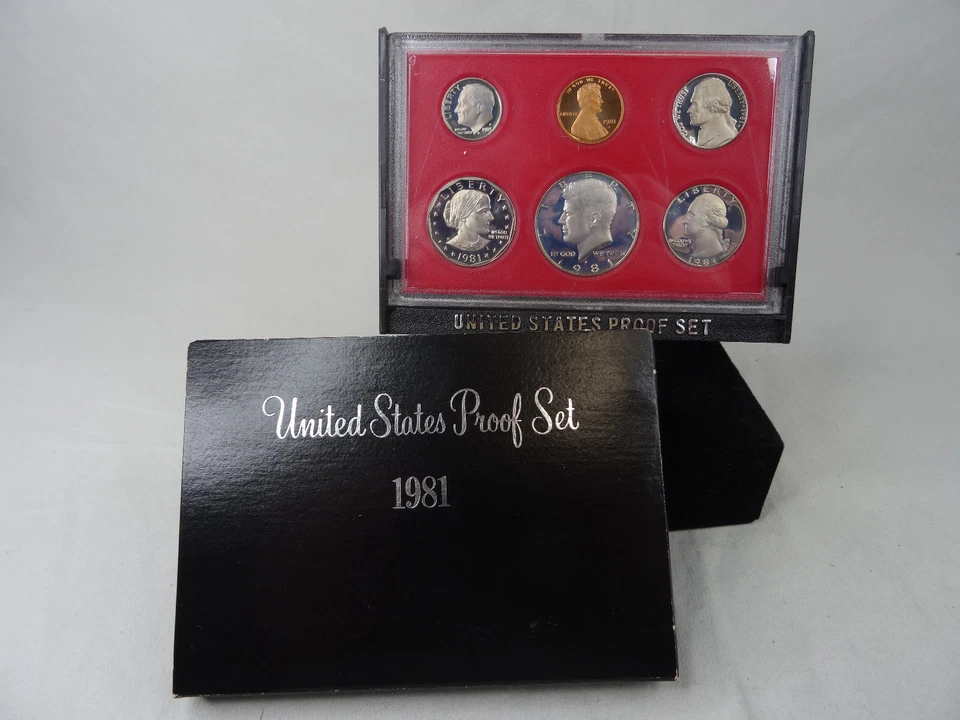 1980-1989 Lot of 10 US Mint Proof Sets 52 Coins OGP Ten Complete Sets Box & COA - Image 3 of 4