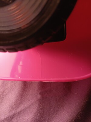 VINTAGE 1996 Universal Studios Jurassic Park Pink Hard Hat  display picture 1