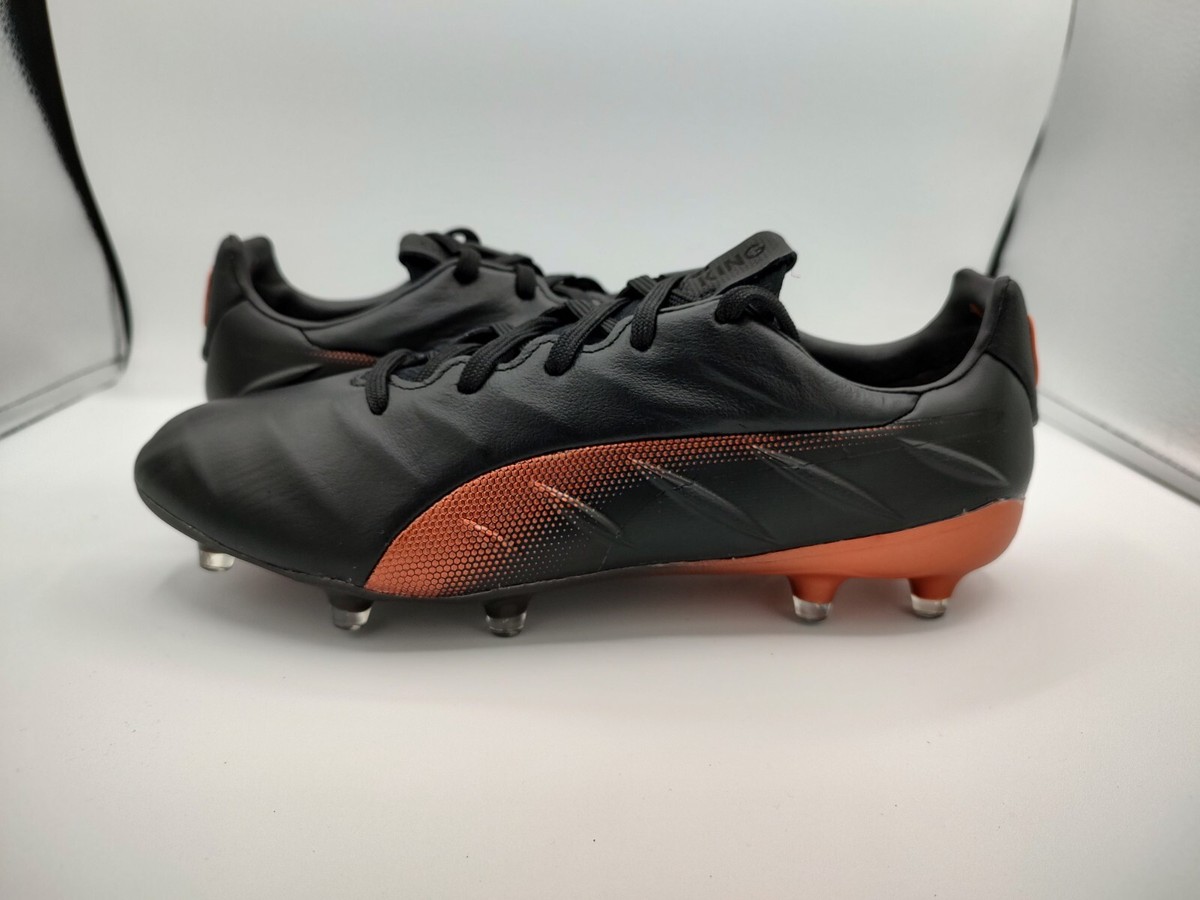 Puma King Platinum 21 FG AG Size 8 Black Soccer Cleats Men display picture 3