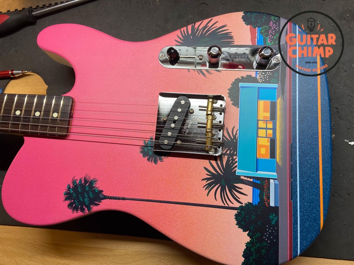 2022 Fender Japan Art Canvas Esquire Hiroshi Nagai No.2 | eBay