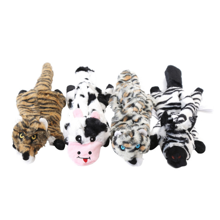 4 Pack Dog Squeaky Plush Toy For Small Medium Large Dogs No 
