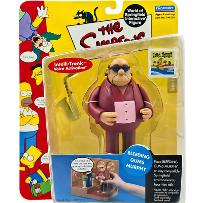 BLEEDING GUMS MURPHY FIGUR THE SIMPSONS 2001 SERIES 6 PLAYMATES TOYS VOICE WORLD