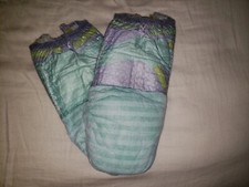  2 Samples of Old Style Vintage Pamper Ninjamas Boys L/XL 50-125LBS