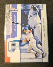 2001 Fleer Game Time #57 Ivan Rodriguez Texas Rangers