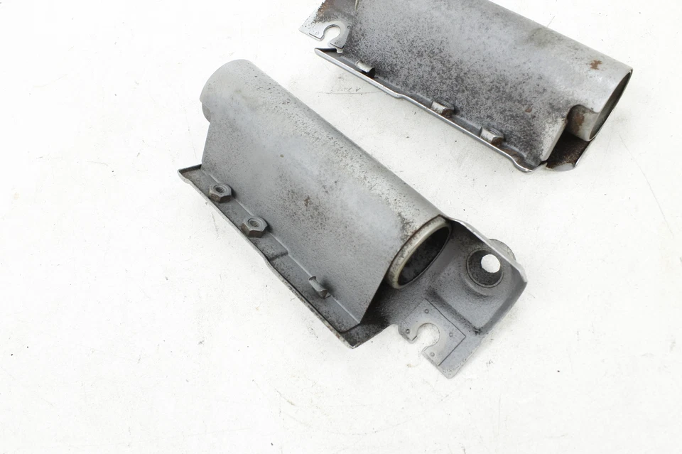 76-78 HONDA CB750A FRONT LEFT RIGHT FORK GUARDS SHIELDS COVERS 51602-393-000 - Image 3 of 4