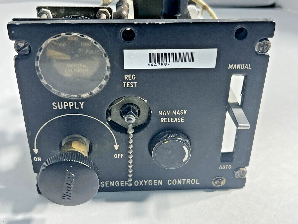 Aircraft Oxygen Control Panel Vintage Man Cave | eBay