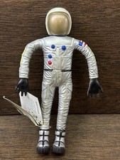 K M Int Bendy American Astronaut Silver 1999 Explore The World Space 7 Inch Bend