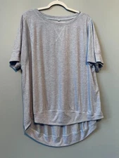 C.T.K Womens Light Blue Heather Active Tshirt Size 2X