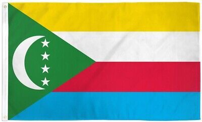 Comoros 1996 to 2002 5'x3' Flag LAST FEW
