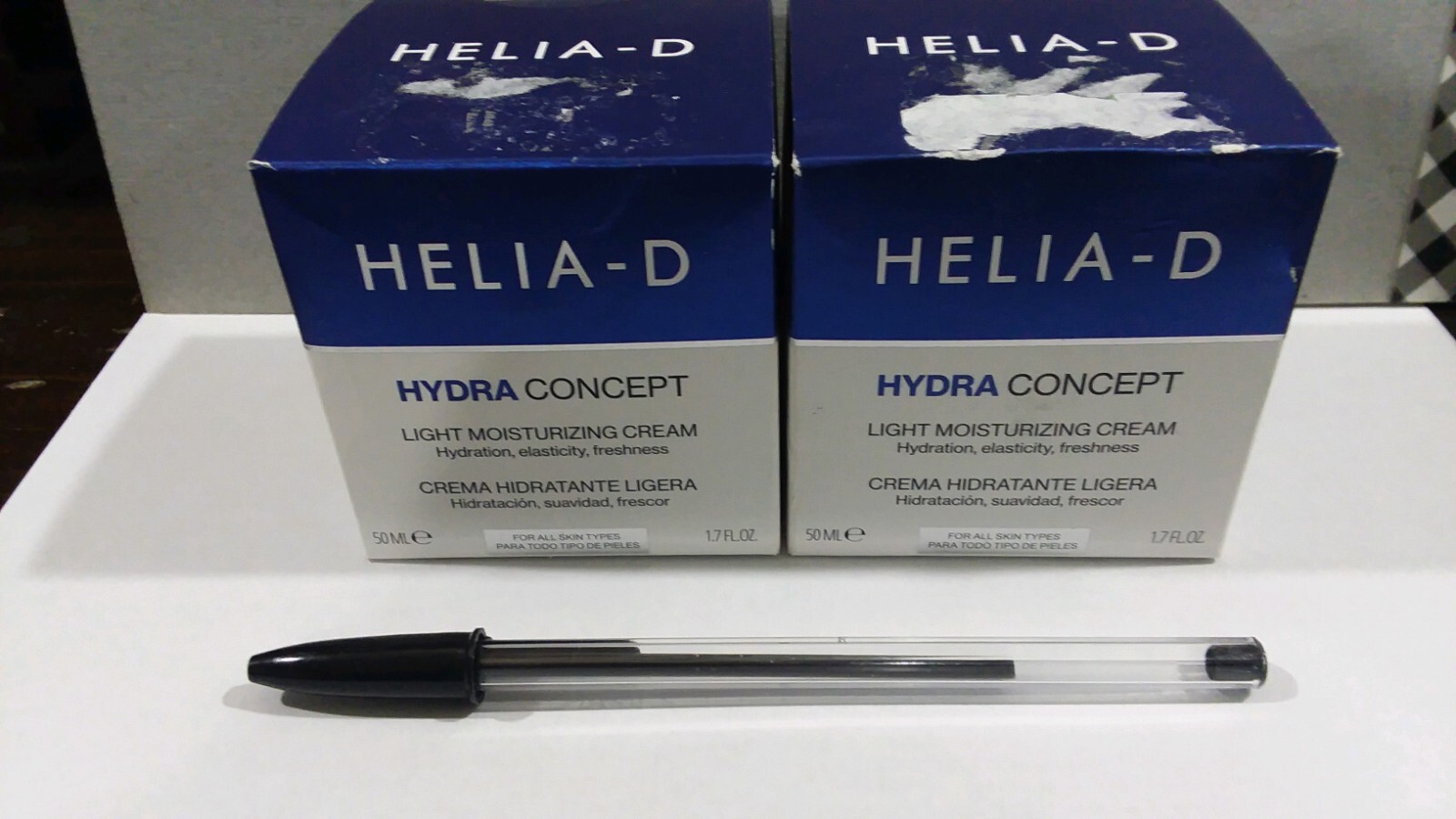 HELIA D Hydra Concept Light Moisturizing Cream 1.7 FL OZ Sealed Lot of 2