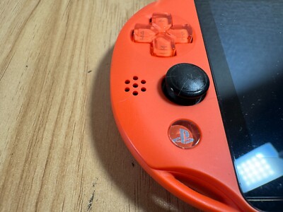 PS Vita Neon Orange PCH 2000 Za24 Console only PSV Slim Used