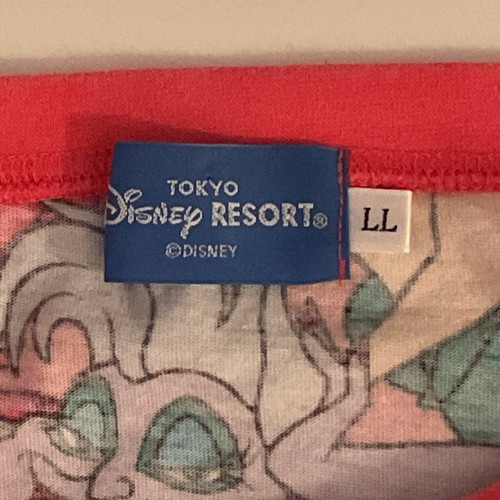 Disney Tokyo Resort The Little Mermaid All Over Print T-Shirt Size LL - Picture 9 of 11