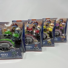 Paw Patrol Big Truck Pups Rocky, Rubble, Sky, Marshall Hero Pups 4 Packs