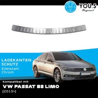 You.S Ladekantenschutz Abdeckung Chrom Edelstahl FüR VW Passat B8 Limo Bj. 2015