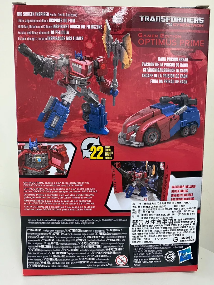 Filme Transformers Optimus Prime Studio Series Hasbro