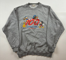 Walt Disney World 100 Years of Magic Graphic Crewneck Sweatshirt Size Large