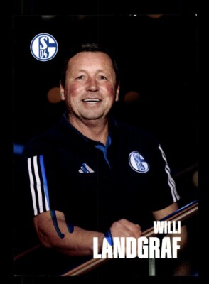 Willi Landgraf FC Schalke 04 Traditionsmannschaft 2023-24 Original Signiert