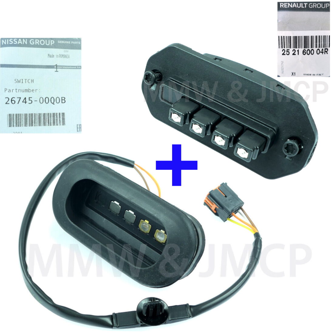 Türkontaktschalter Für Schiebetür - Kompatibel Mit NV400 Opel Movano B & Renault Master 3