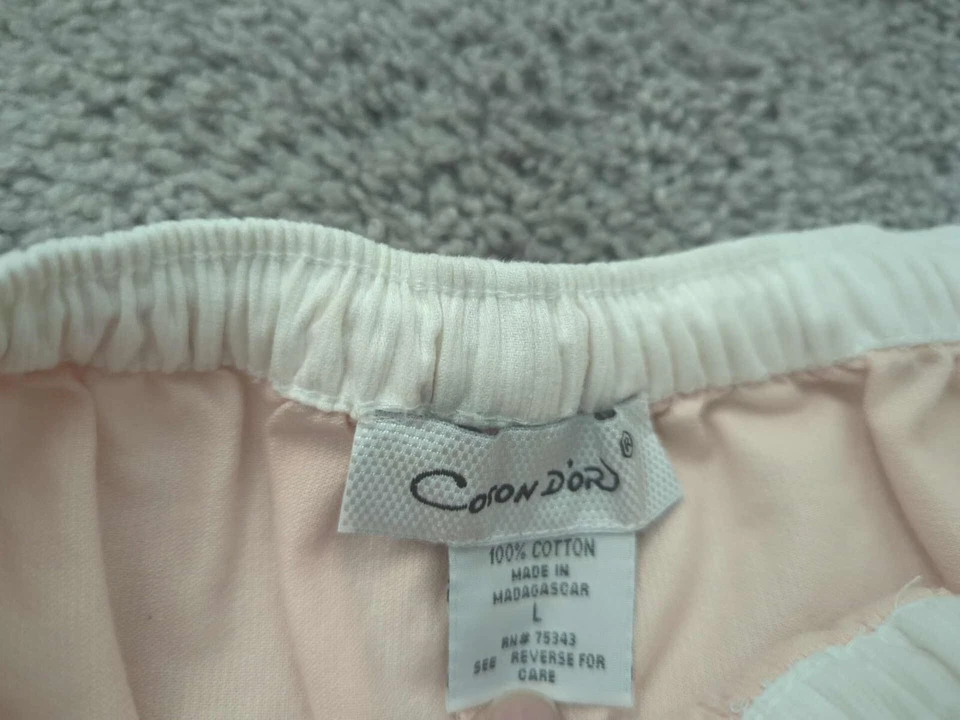 Pantalones de salón Coton D'or para mujer grandes naranja tirar de pierna ancha cordón Foto 2 de 4