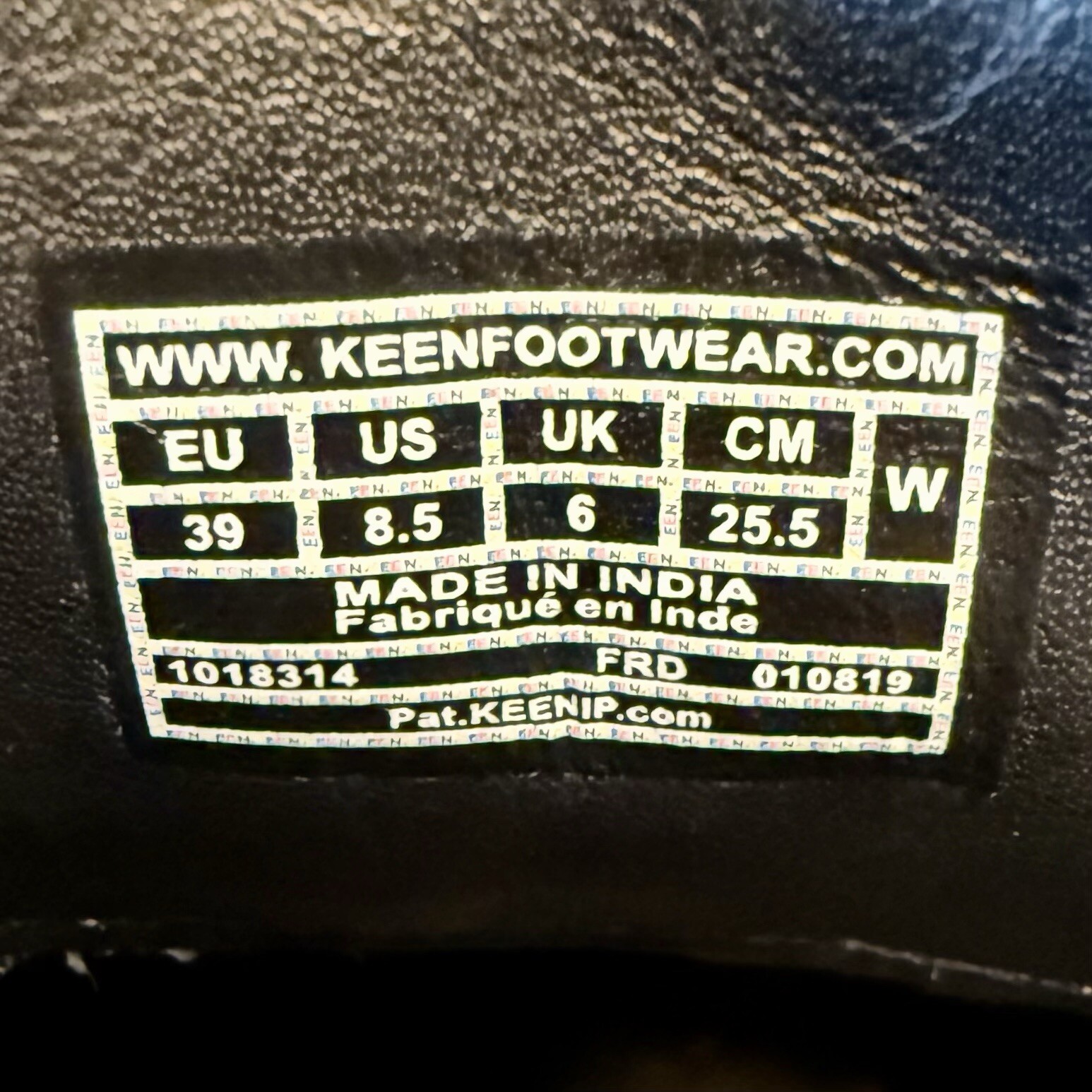 Sneaker da passeggio KEEN Presidio II 2 donna taglia 8 5 in pelle nera 1018314