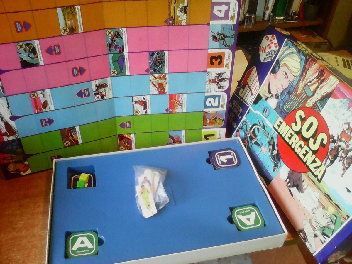 RARA SCATOLA GIOCO VINTAGE '' BIG JIM SOS EMERGENZA