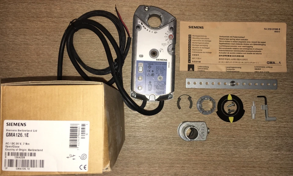 GMA126.1E Siemens Elektrischer Stellmotor Neu